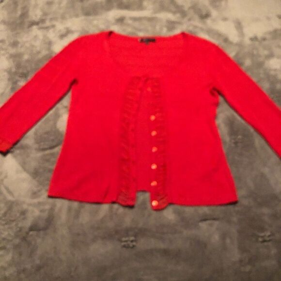 ANNE KLEIN Women's BD Cardigan Sweater PM       RS - Picture 1 of 7